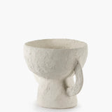 Vase S White Earth