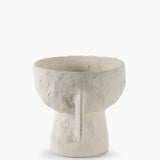 Vase S White Earth