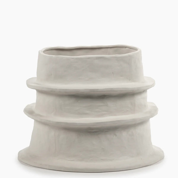 Flower Pot 06 M Beige Molly