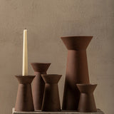 Vase 02 L Red Brown Marie- Ann