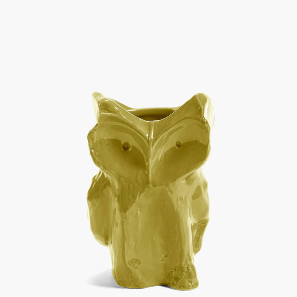 Owl Vase S  Yellow By Marni