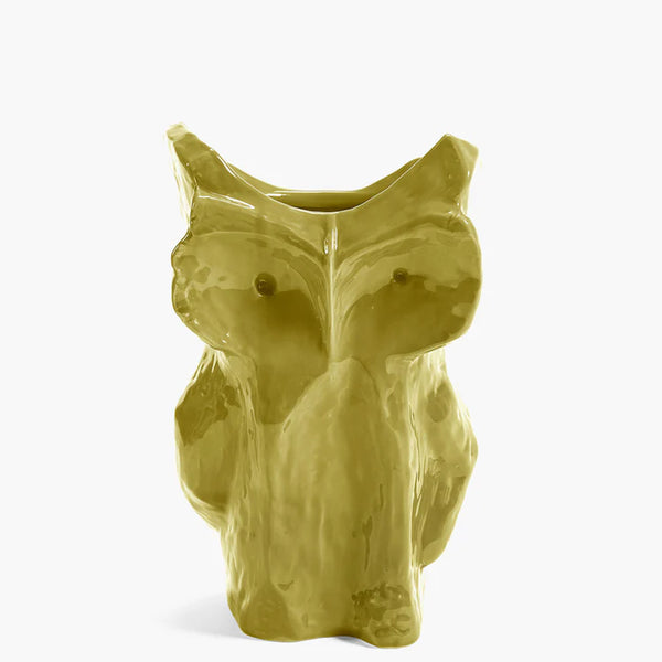 Owl Vase L  Yellow By Marni