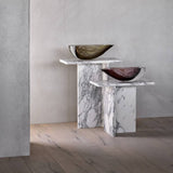 Canoe Vase Dark Amber