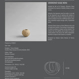 Orımono Vase Mini Sand