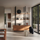 Sunao Vase Slim Hexa Black