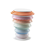 Bossa Nova Vinicio Table Matt Ecrue and Coloured Graphics