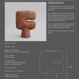 Trıbal Vase Big Terracota