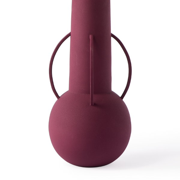 Vases Roman Evening Mürdüm 4 Kulplu Vazo