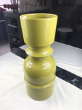 İssima Vase A! Glossy Lime Green
