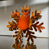 Ioanna M 3D Copper  Snowflake