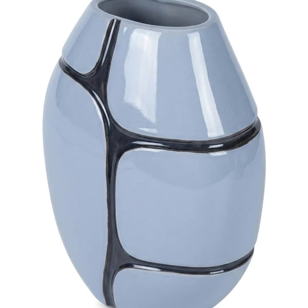 Laguna Vase 2 Stone Grey Outside