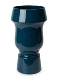 Issima B vase! Glossy Peacock Blue