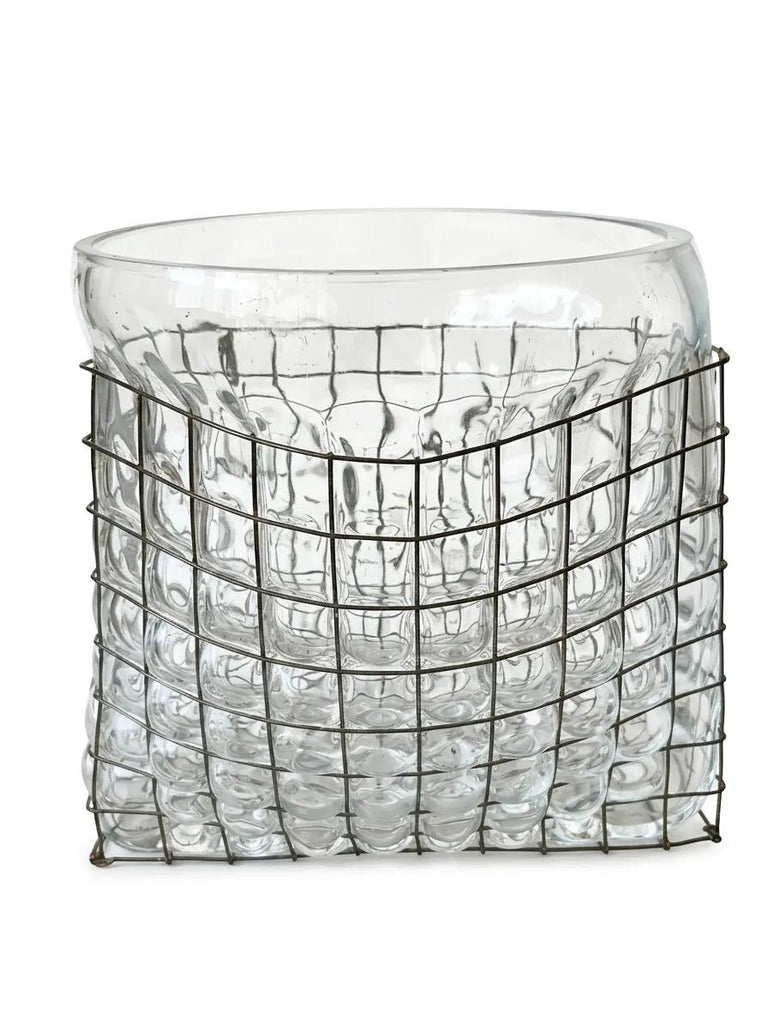 Vanessa Mitrani Grid Bag Small Transparent