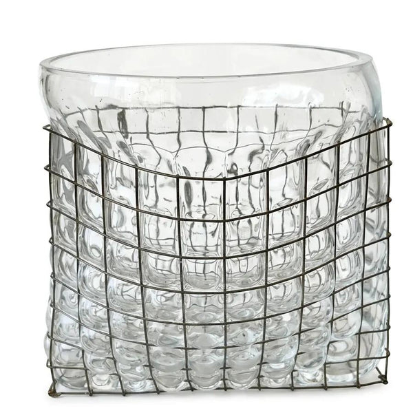 Vanessa Mitrani Grid Bag Small Transparent