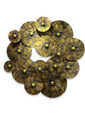 Naga Lotus Leaf Round Green&Brown
