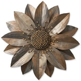 Naga Flower İron Gold Antique 100 cm