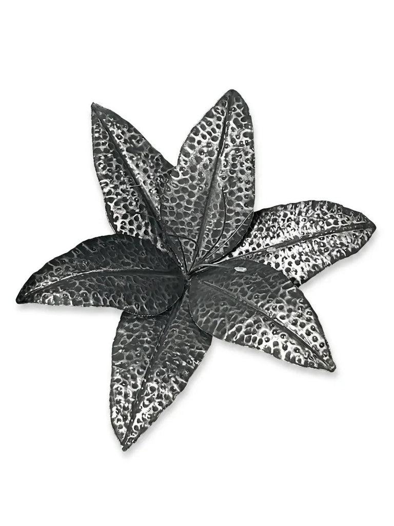 Naga Lilly Flower İron Silver Antique 60 cm