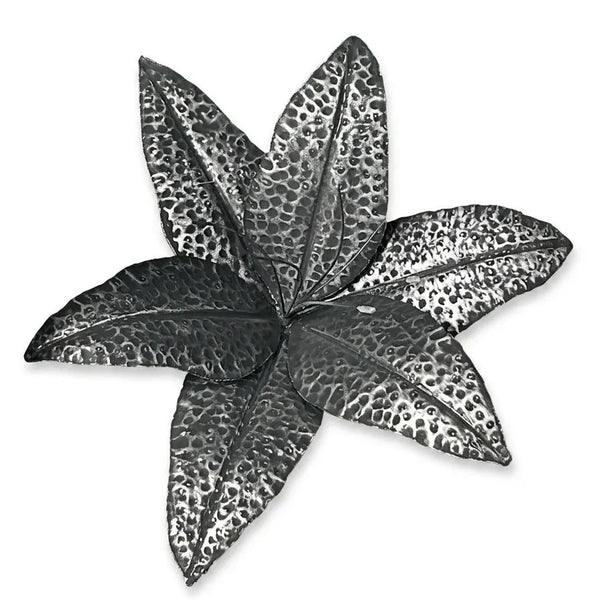 Naga Lilly Flower İron Silver Antique 60 cm