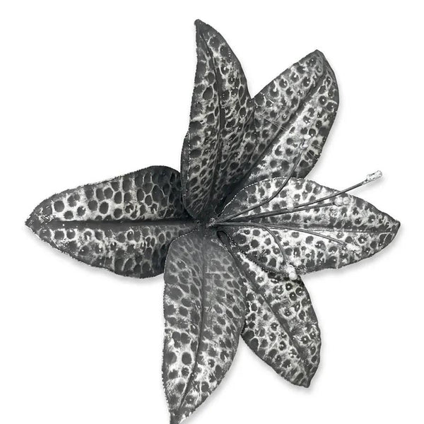 Naga Lilly Flower İron 11 Silver Antique