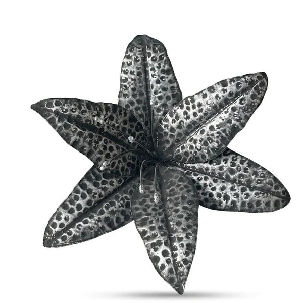 Naga Lilly Flower İron 11 Silver Antique