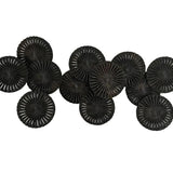 Naga Palm Wood Disc 12'li Duvar Panosu