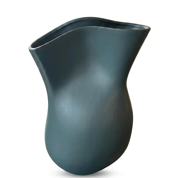 Vase Retro Zweitse dark teal green
