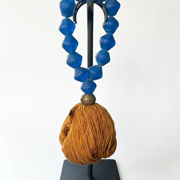 Julia Atlas - Blue Cone Recycled Glass