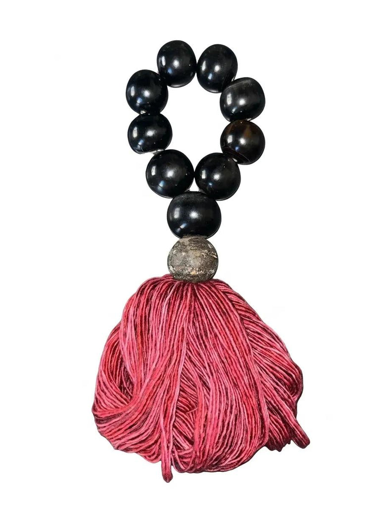 Julia Atlas - Cow Horn Red Merino Wool