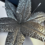 Naga Lilly Flower İron Silver Antique 60 cm