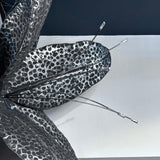 Naga Lilly Flower İron Silver Antique 80 cm