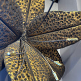 Naga Lilly Flower İron Gold Antique 80 cm