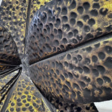 Naga Lilly Flower İron Gold Antique 80 cm