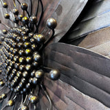 Naga Flower İron Gold Antique 80 cm