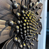 Naga Flower İron Gold Antique 80 cm