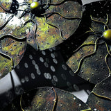 Naga Lotus Leaf Round Green&Brown