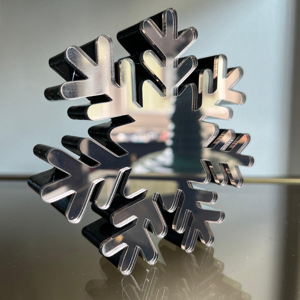 Ioanna M 3D Silver Snowflake