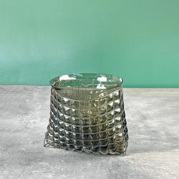 Vanessa Mitrani Grid Bag Small Smoke