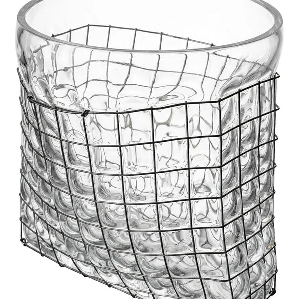Vanessa Mitrani Grid Bag Small Transparent