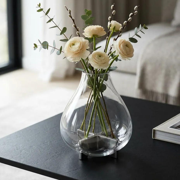 Vanessa Mitrani Vase Cross Gravity Transparent /Albatre