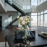 Vanessa Mitrani Press Vase Transparent / Grey Marble
