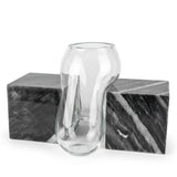 Vanessa Mitrani Press Vase Transparent / Grey Marble