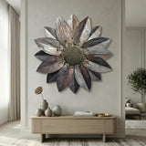 Naga Flower İron Gold Antique 120 cm