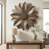Naga Flower İron Gold Antique 100 cm