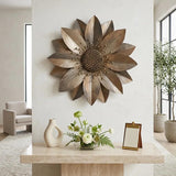 Naga Flower İron Gold Antique 100 cm