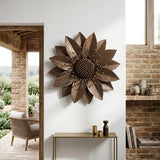Naga Flower İron Gold Antique 80 cm