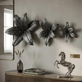 Naga Lilly Flower İron 11 Silver Antique