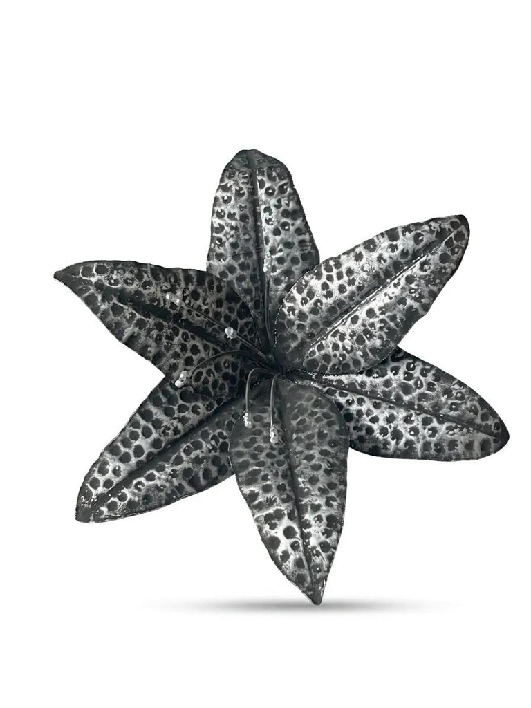 Naga Lilly Flower İron 11 Silver Antique