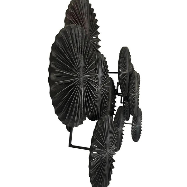Naga Palm Wood Disc 12'li Duvar Panosu