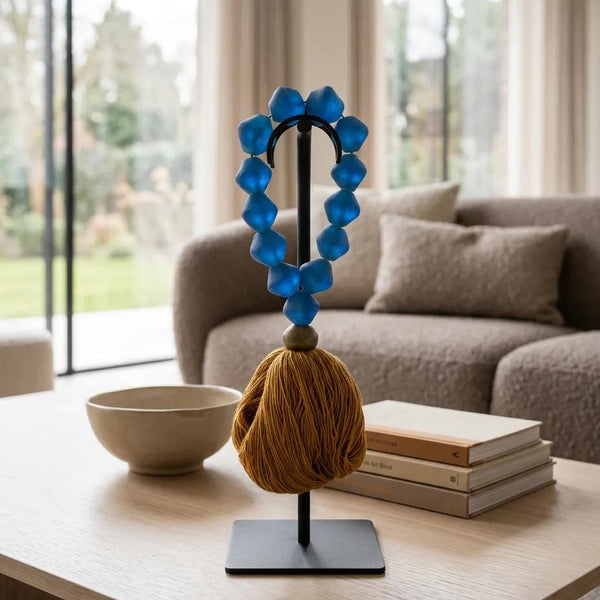 Julia Atlas - Blue Cone Recycled Glass
