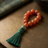 Julia Atlas - Green Tassel